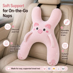 Kids Travel Pillow - Cuddly Animal Comfort 🧸