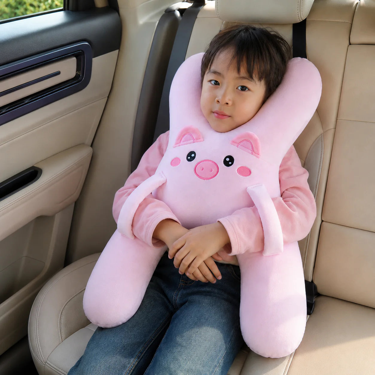 Kids Travel Pillow - Cuddly Animal Comfort 🧸