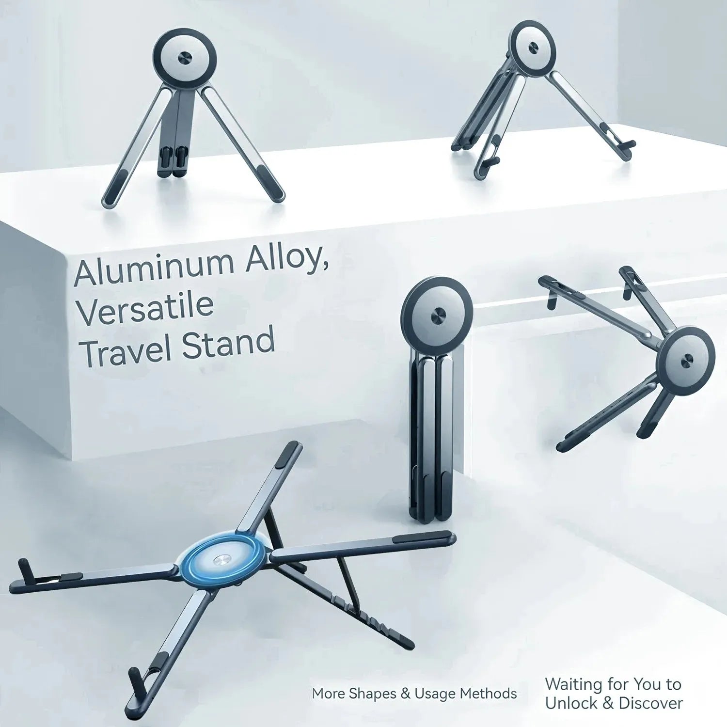 AirFold Trio Stand - Foldable Aluminum Stand