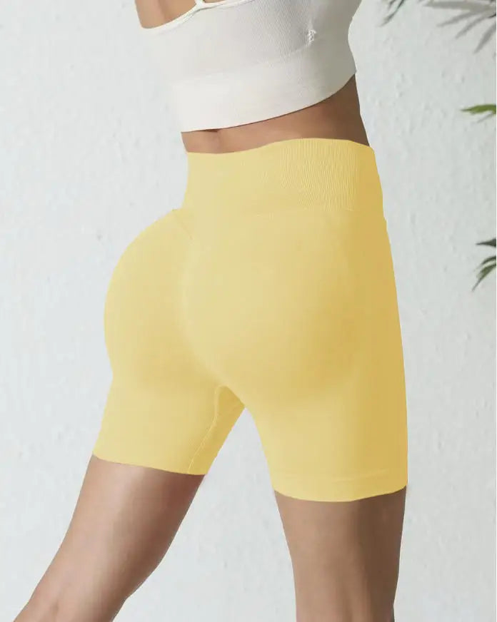 FlexFit High-Waist Gym / Yoga Shorts – Sculpt & Move