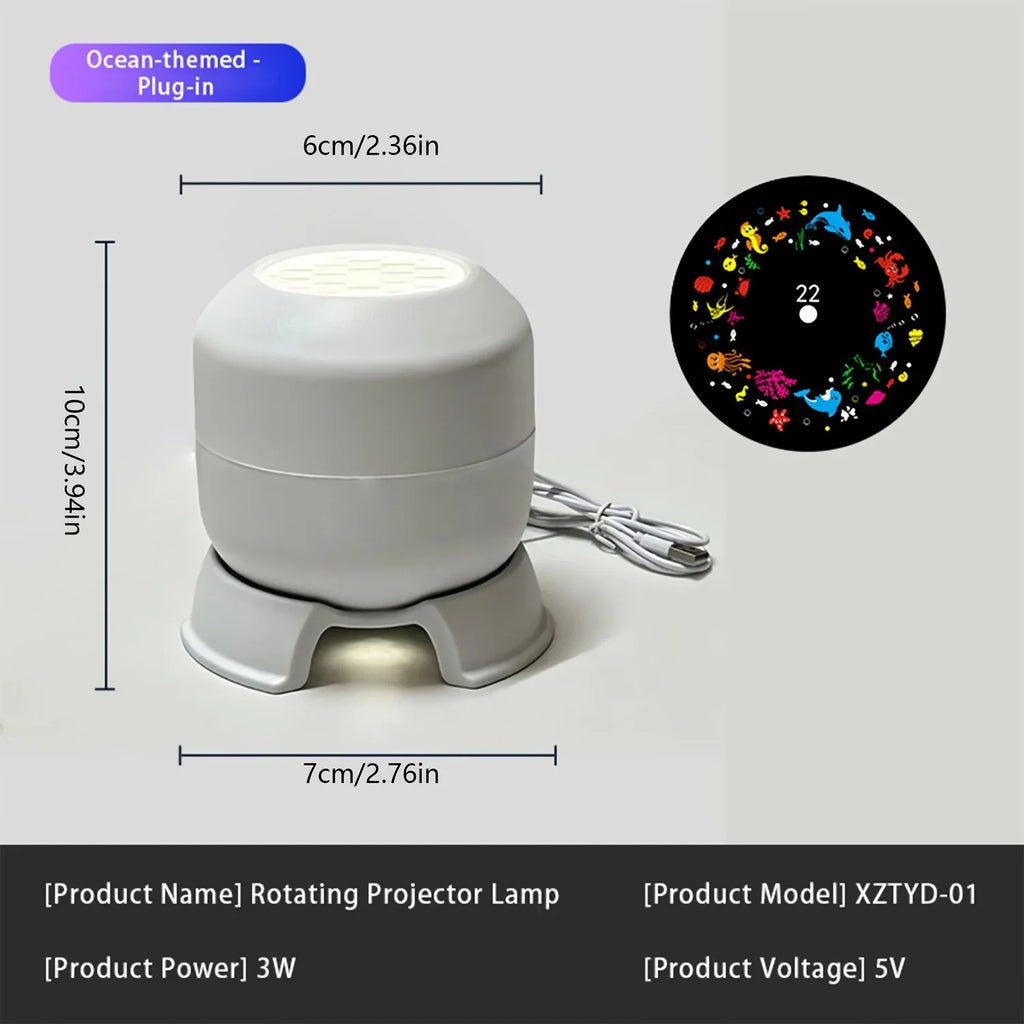 Projection Lamp - Rotating Lights