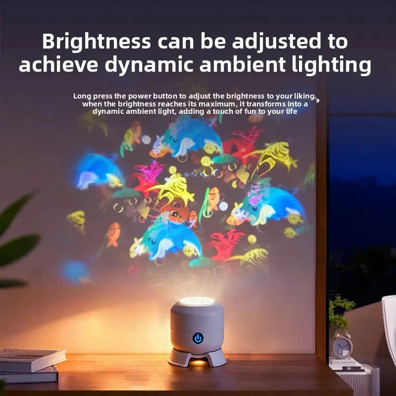 Projection Lamp - Rotating Lights